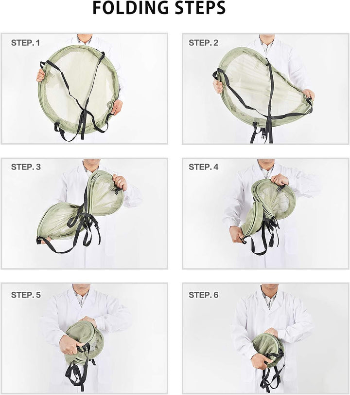 iPower Zusammenklappbares, atmungsaktives Netz-Kräuter-Abtropfgestell für Knospen und Hydrokulturpfl