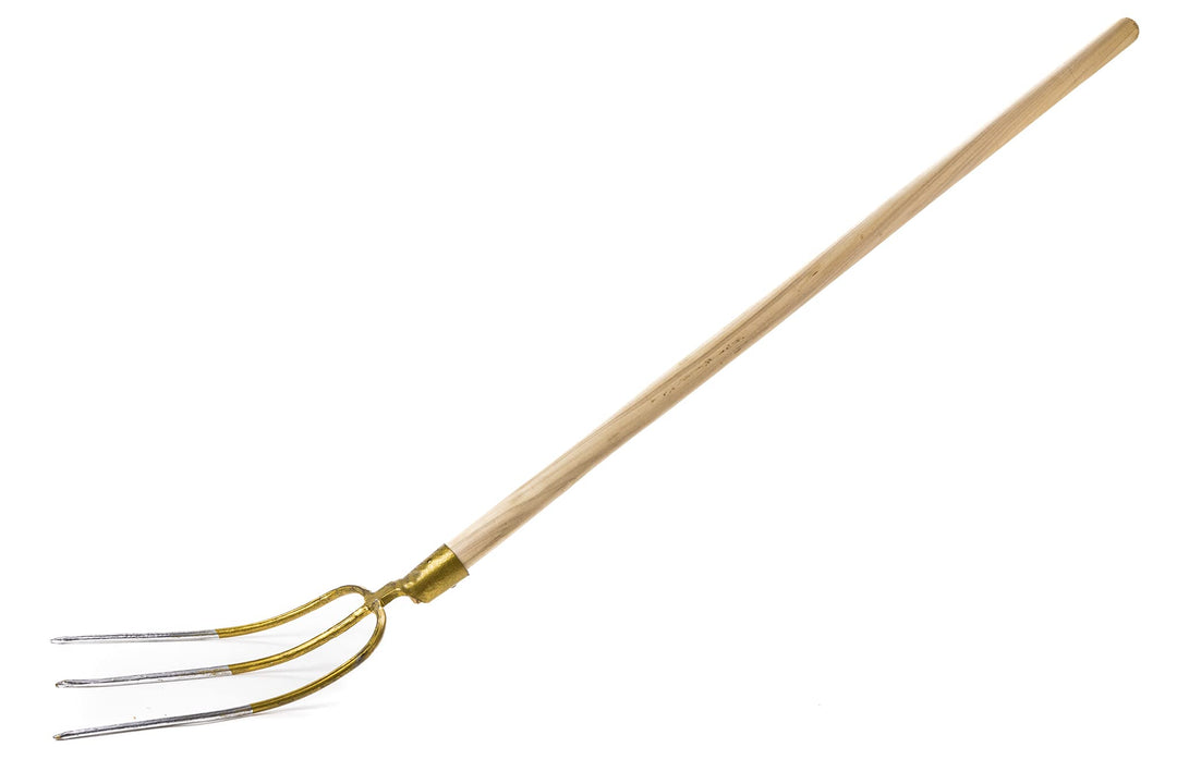 KOTARBAU® Forke 3 Zinken mit Stiel Heugabel Mistgabel Mistforke Gartengabel Gartenforke Dunggabel Sp