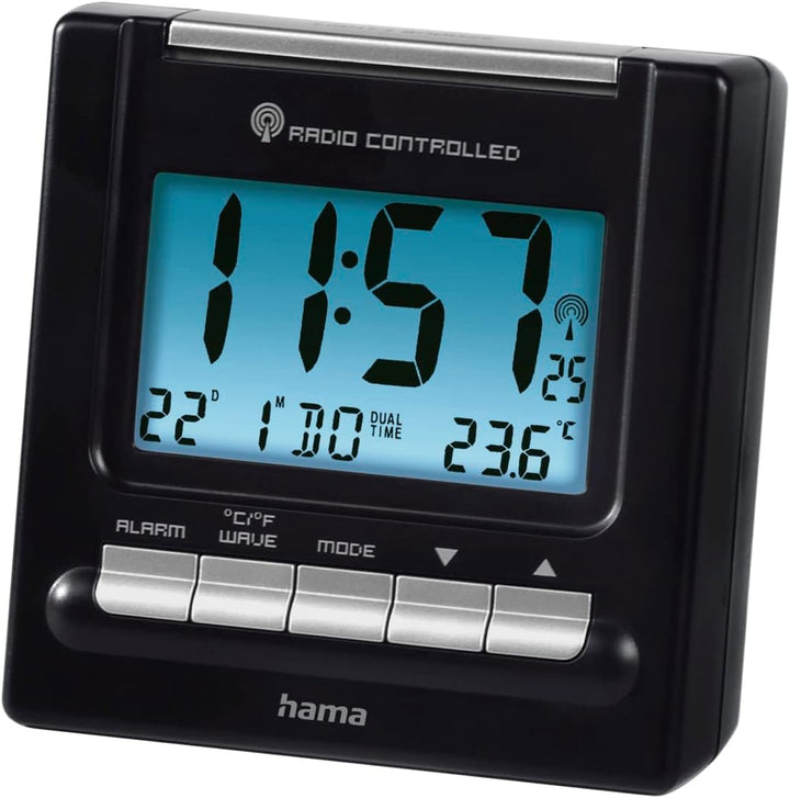 Hama Radiowecker Digital, Schwarz, S