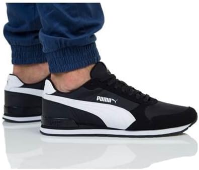 Puma St Runner V2 Nl Unisex-Erwachsene Cross-Trainer 36 EU V2 Black White, 36 EU V2 Black White