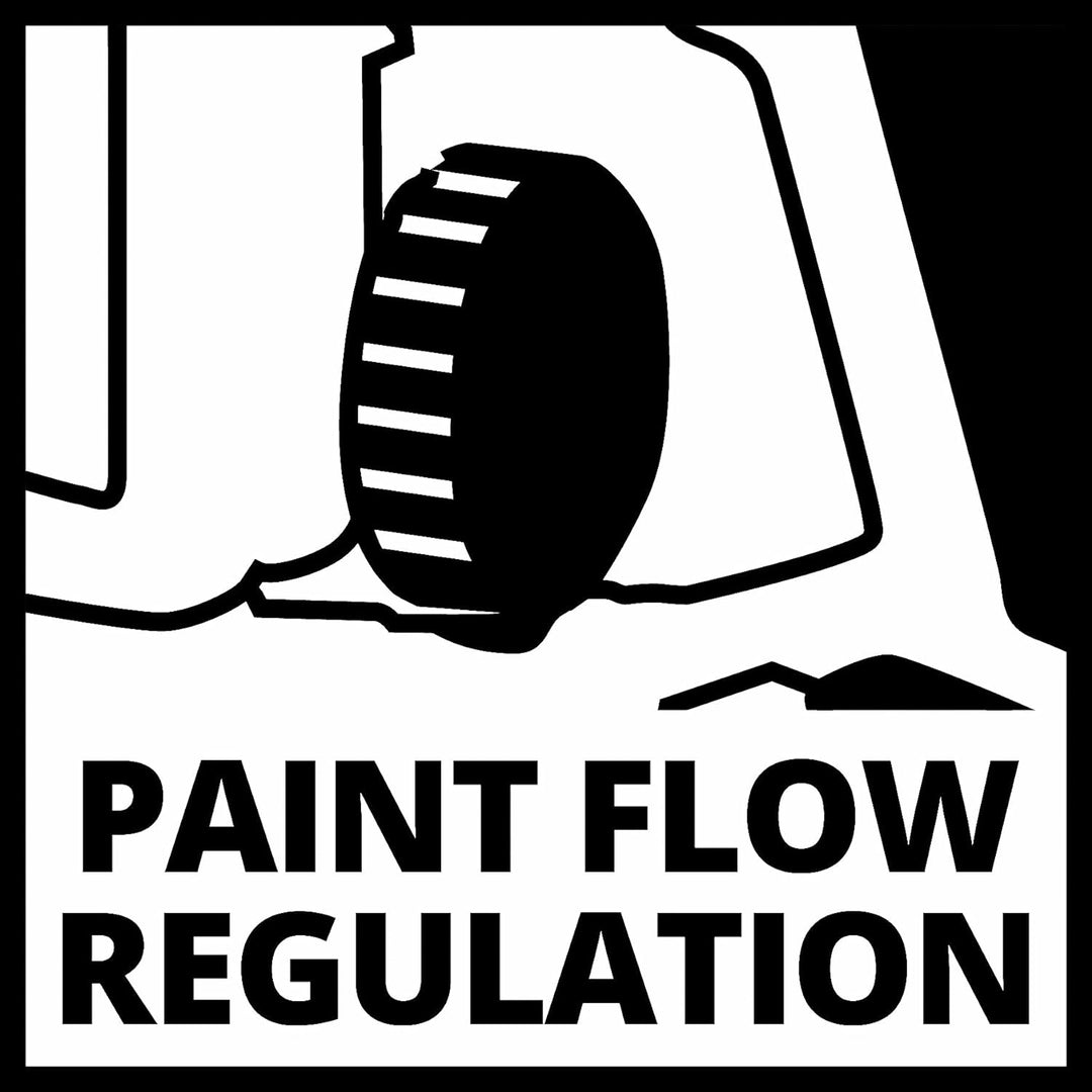 Einhell Akku-Farbsprühsystem TC-SY 18/60 Li Power X-Change (Li-Ion, 18 V, Förderleistung 650 ml/min,