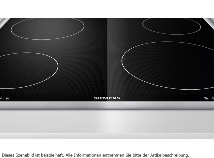 Siemens EA645GE17 iQ100 Kochfeld / 58.3 cm / Bedienung der Kochzonen über die Drehwähler am Einbauhe