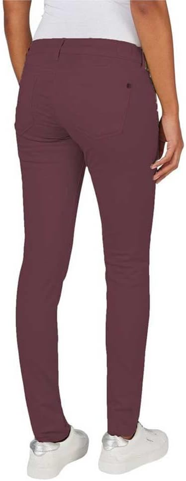 Pepe Jeans Damen Jaffa Skinny Jeans 30W / 30L Red (Burgundy), 30W / 30L Red (Burgundy)