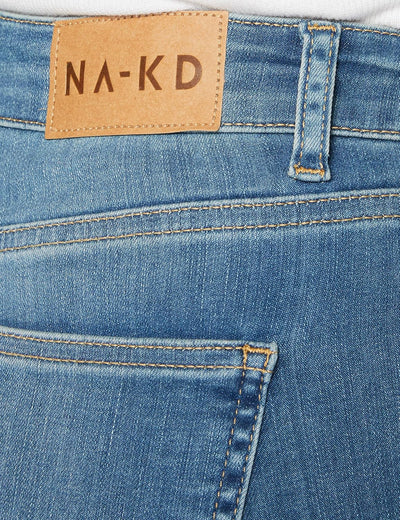 NA-KD Damen Skinny High Waist Jeans