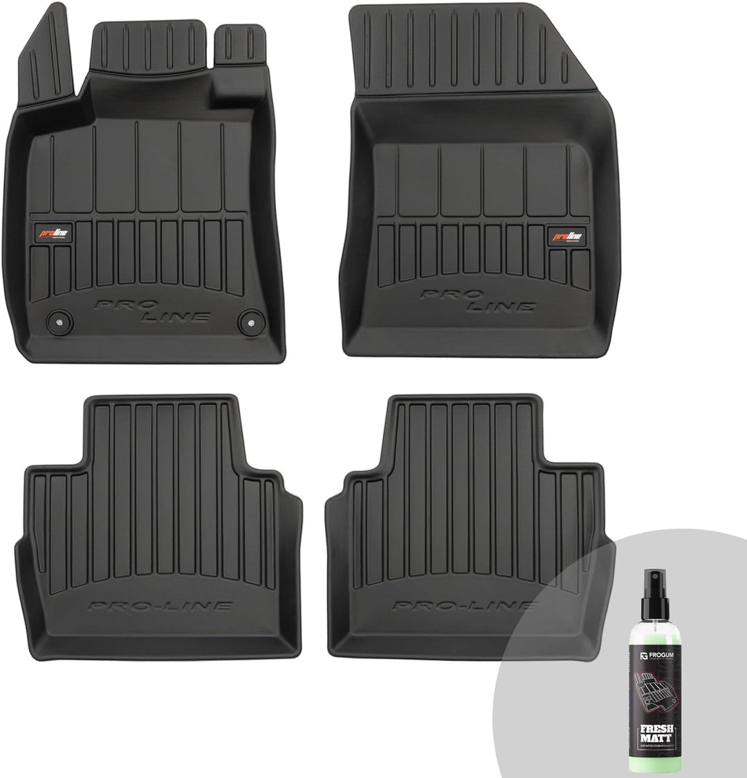 FROGUM ProLine 3D Gummimatten Exklusiven Auto Fussmatten Autofussmatten für Peugeot 508 II ab 2018 |