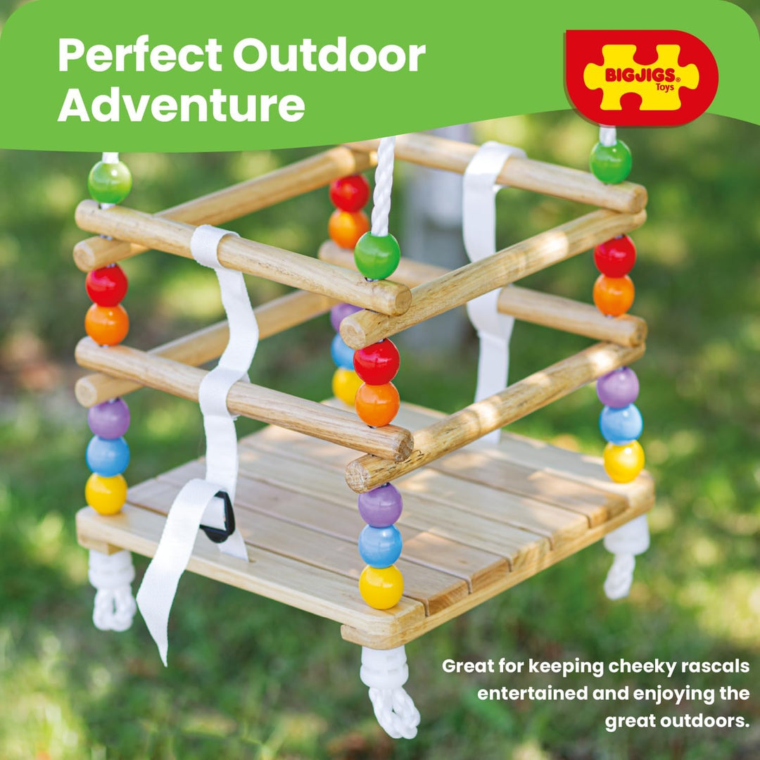Bigjigs Toys Baby-Holzschaukel