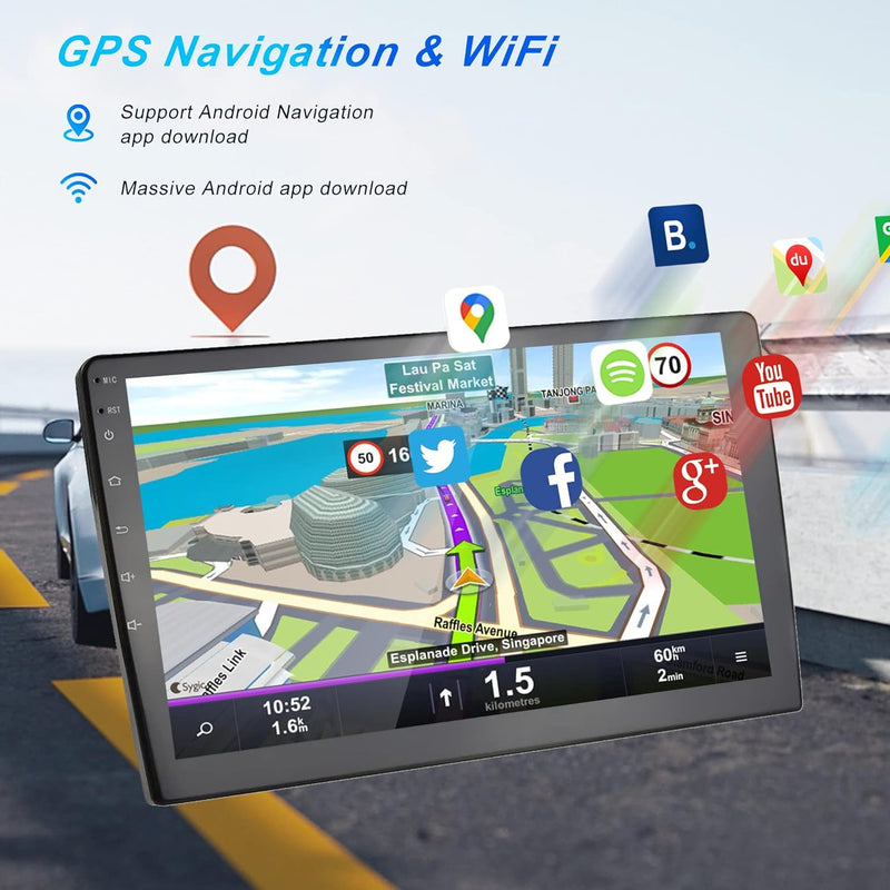 Android Autoradio 2 Din für Suzuki Swift 2003-2010 mit GPS Navi WiFi Bluetooth Freisprecheinrichtung