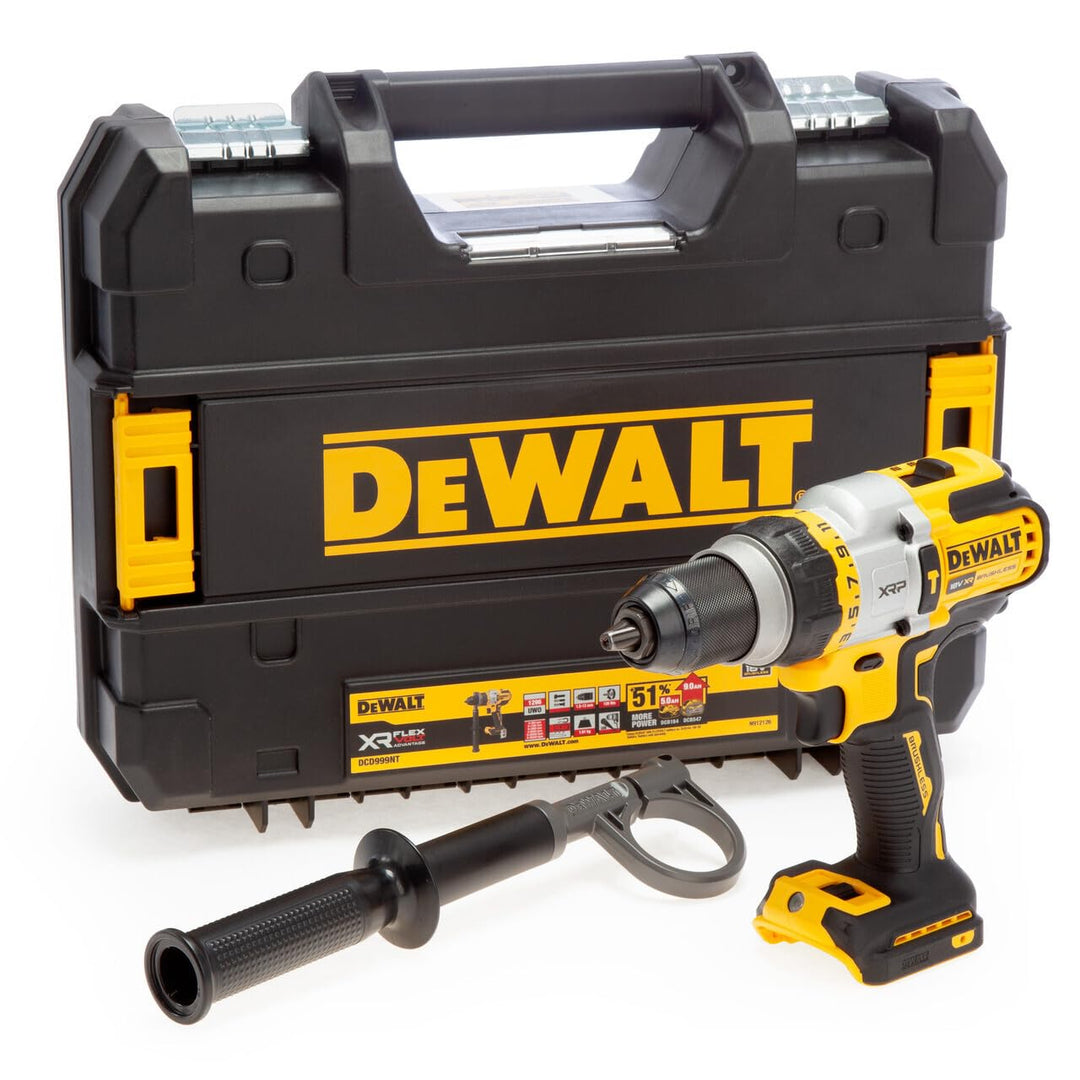 Dewalt 18V Flexvolt Advantage Akku-3-Gang-Schlagbohrschrauber DCD999NT (bürstenlos, Vollmetallgetrie