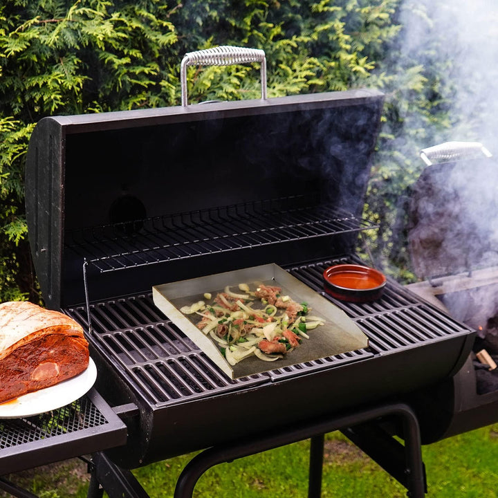 45x30CM Edelstahl Grillplatte, BBQ Plancha Grillschale für Napoleon Rogue (auch mit Heckbrenner), We