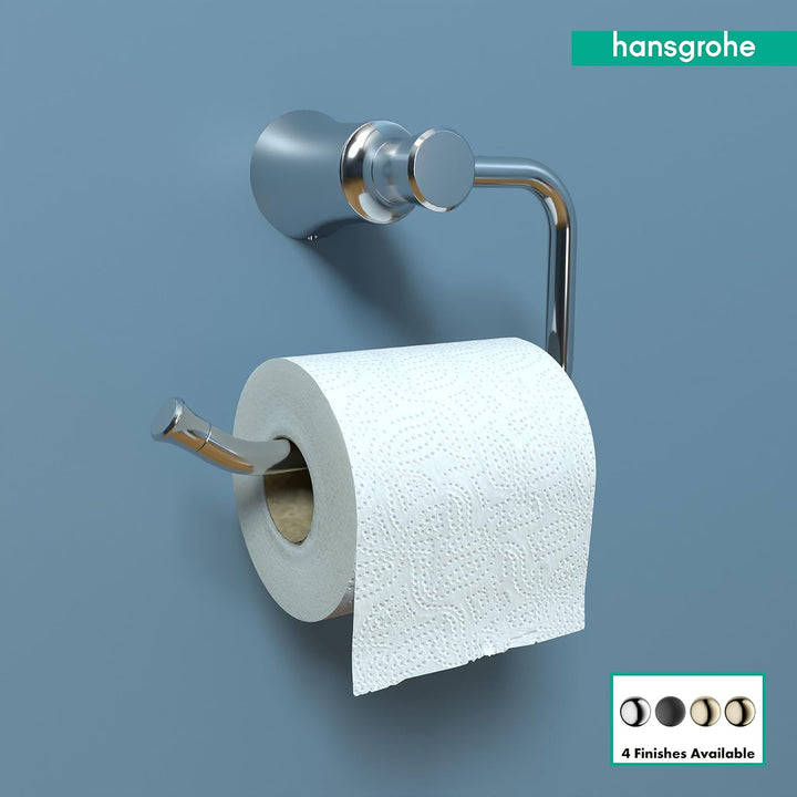 Hansgrohe Joleena 4787000 Toilettenpapierhalter in Chrom, 18 cm breit, Chrom
