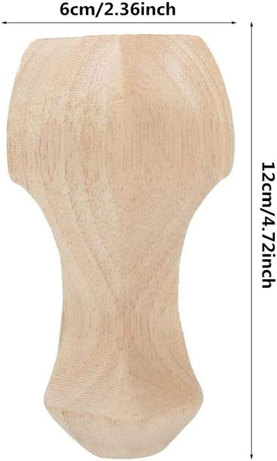 4 Stücke Holz Möbel Beine Couchtisch Füsse Bein Eckenschutz Schutz Dekorative Füsse Bein für TV Schr