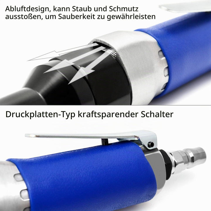 QWORK® Druckluft Ratschenschrauber , 1/2" / 12.5mm , 85 N.M maximales Drehmoment, 1/2"