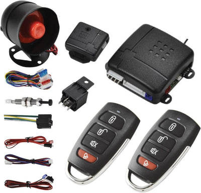 Riloer Auto Alarm System Wegfahrsperren-Kit - Auto-Zentralverriegelung Fernstart und schlüsselloses