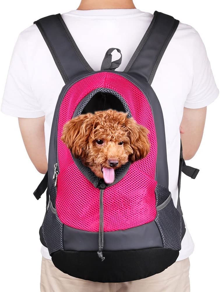 NHSUNRAY Haustier Rucksack Tragbarer Hundeträger Reise Haustiertaschen Verstellbare Haustiertasche R