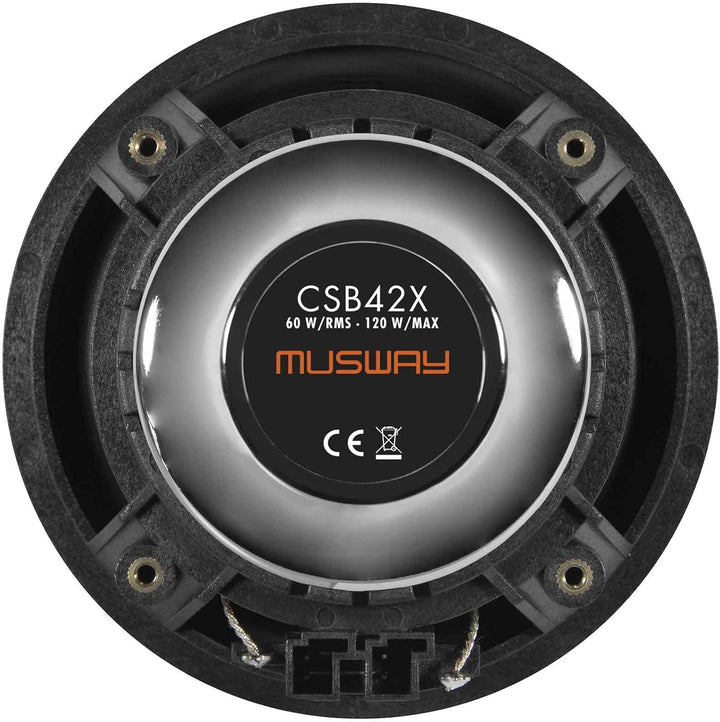 Musway CSB42X - 10 cm 2-Wege-Lautsprecher mit 120 Watt (RMS: 60 Watt) - für BMW E, F, G