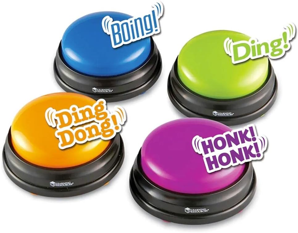 Learning Resources Buzzer, Set mit 12 Stück Satz mit 12 Stück, Satz mit 12 Stück