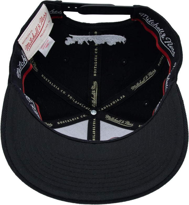 Mitchell & Ness Snapback - Biowashed Zig Zag - Small Box Logo, Black Einheitsgrösse Schwarz Classic