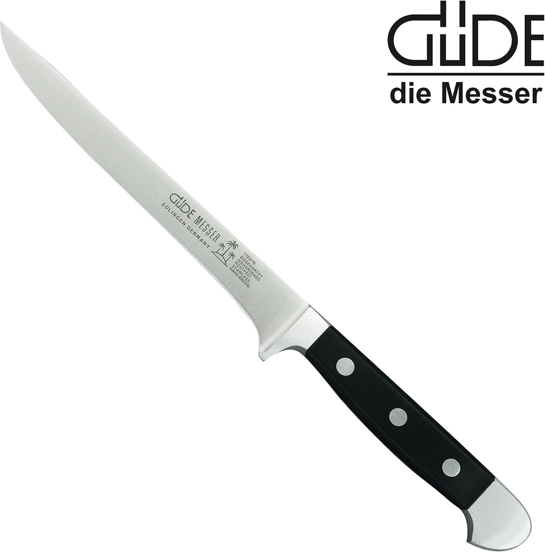 Güde Alpha Ausbeinmesser 16 cm inkl. PRYMO.de® Klingenschutz