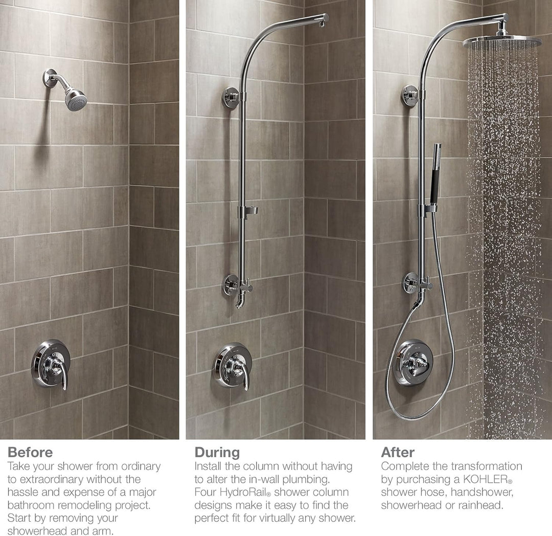 KOHLER Duschsäule Hydrorail-H, K-45904-2BZ Öl Geriebene Bronze, Öl Geriebene Bronze