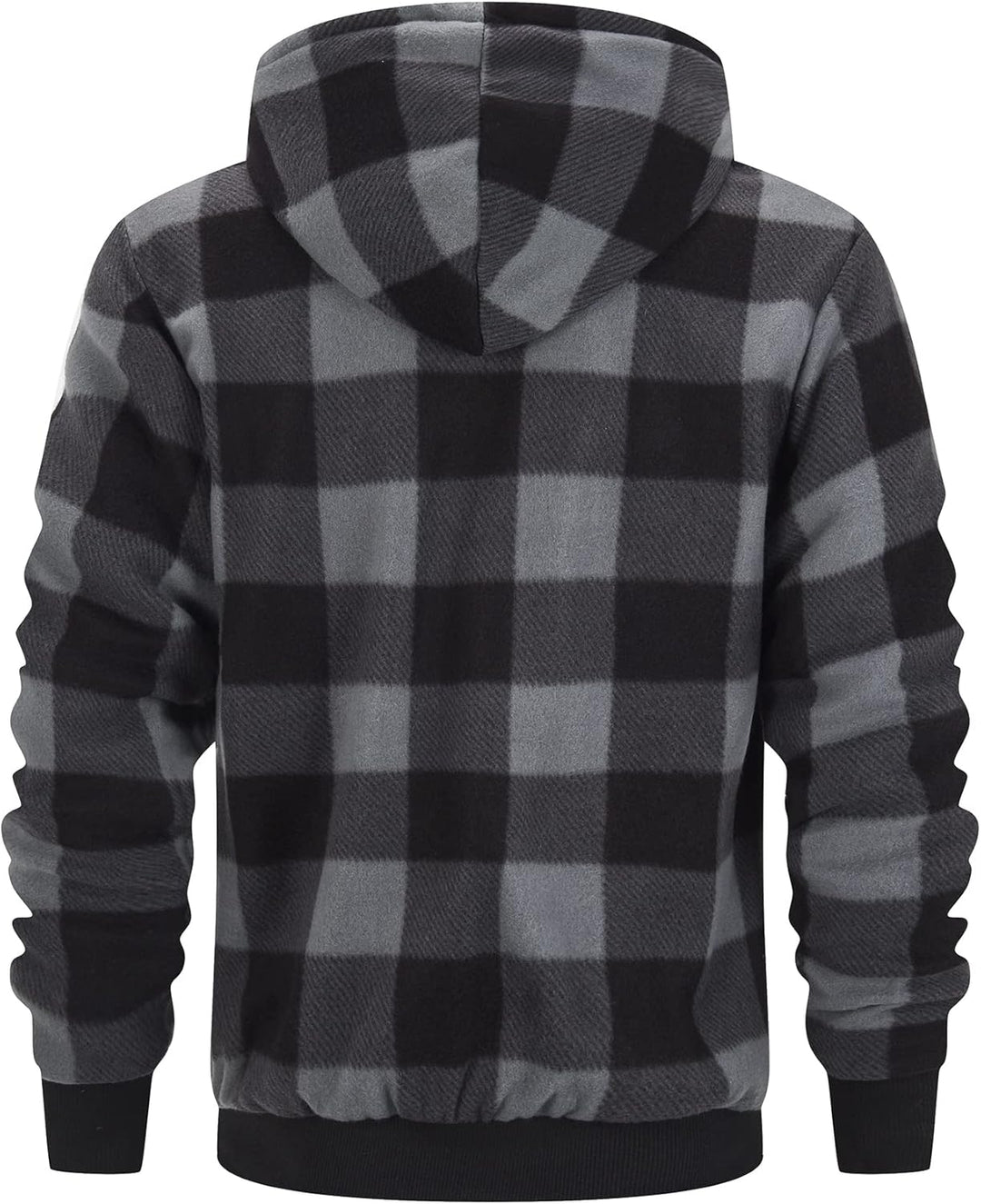 igeekwell Winterjacke Herren Kapuzenpullover mit Kapuze Fleecejacke für Männer Casual Kapuzenjacke B