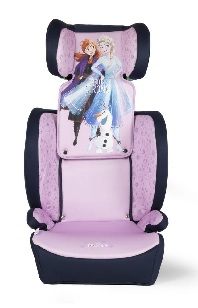 Disney Frozen Autositz mit ISOFIX-Befestigung für die Sicherheit von Mädchen mit einer Körpergrösse
