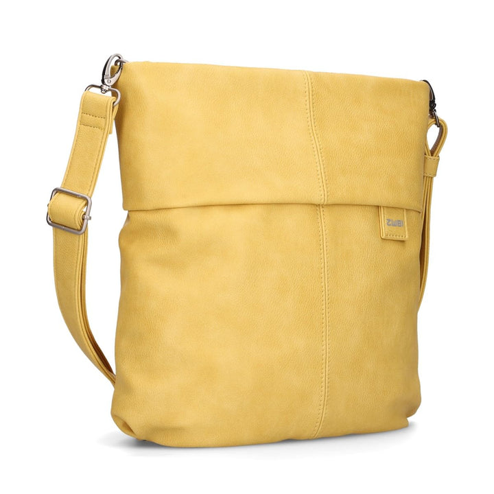 Zwei MADEMOISELLE M12: Elegante A4 Handtasche aus Glattem Kunstleder - Sicherer Verschluss, Vielseit