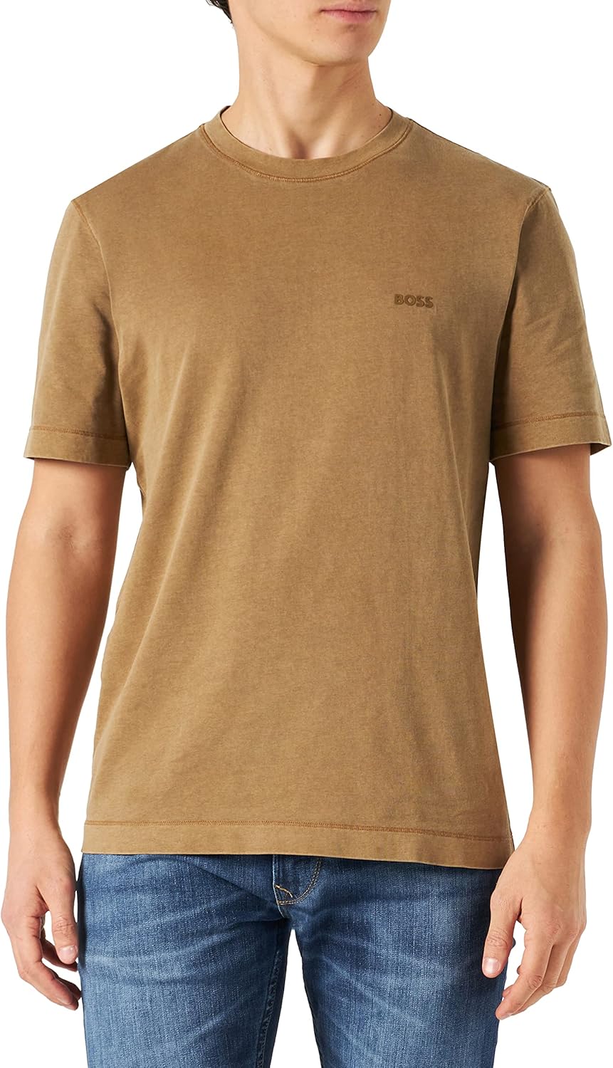 BOSS Herren Testructured Jersey XL Medium Beige261, XL Medium Beige261