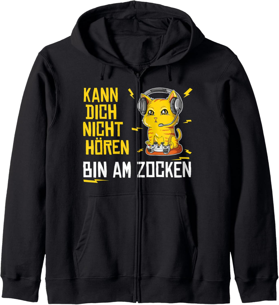 Gamer Jungen Gaming Herren Mann Lustig Kinder Zocken Zocker Kapuzenjacke