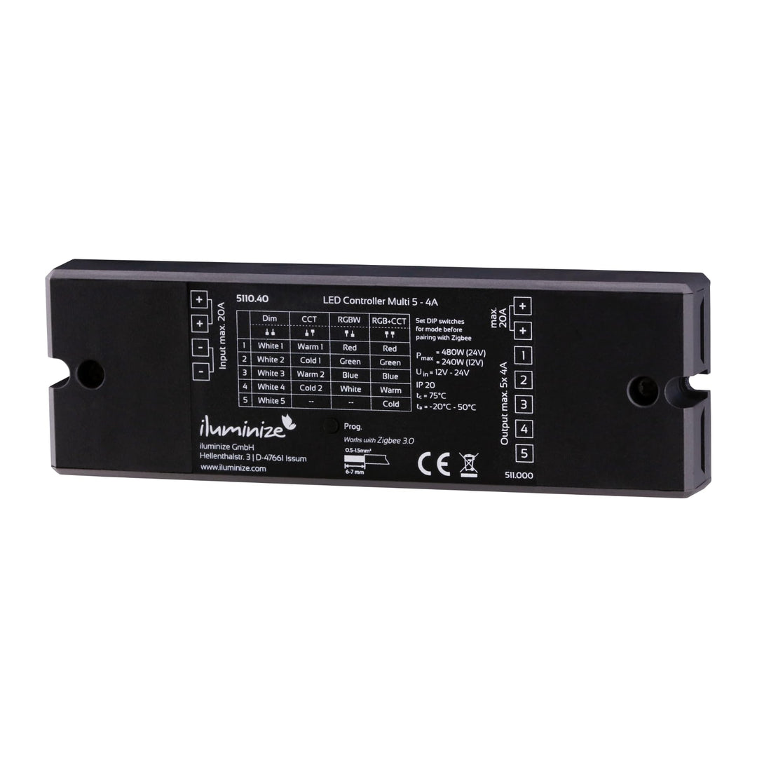 iluminize Zigbee 3.0 LED-Controller (5x 4A Universal), 5x 4a Universal