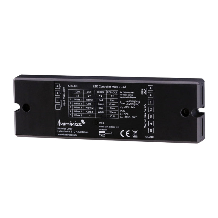 iluminize Zigbee 3.0 LED-Controller (5x 4A Universal), 5x 4a Universal