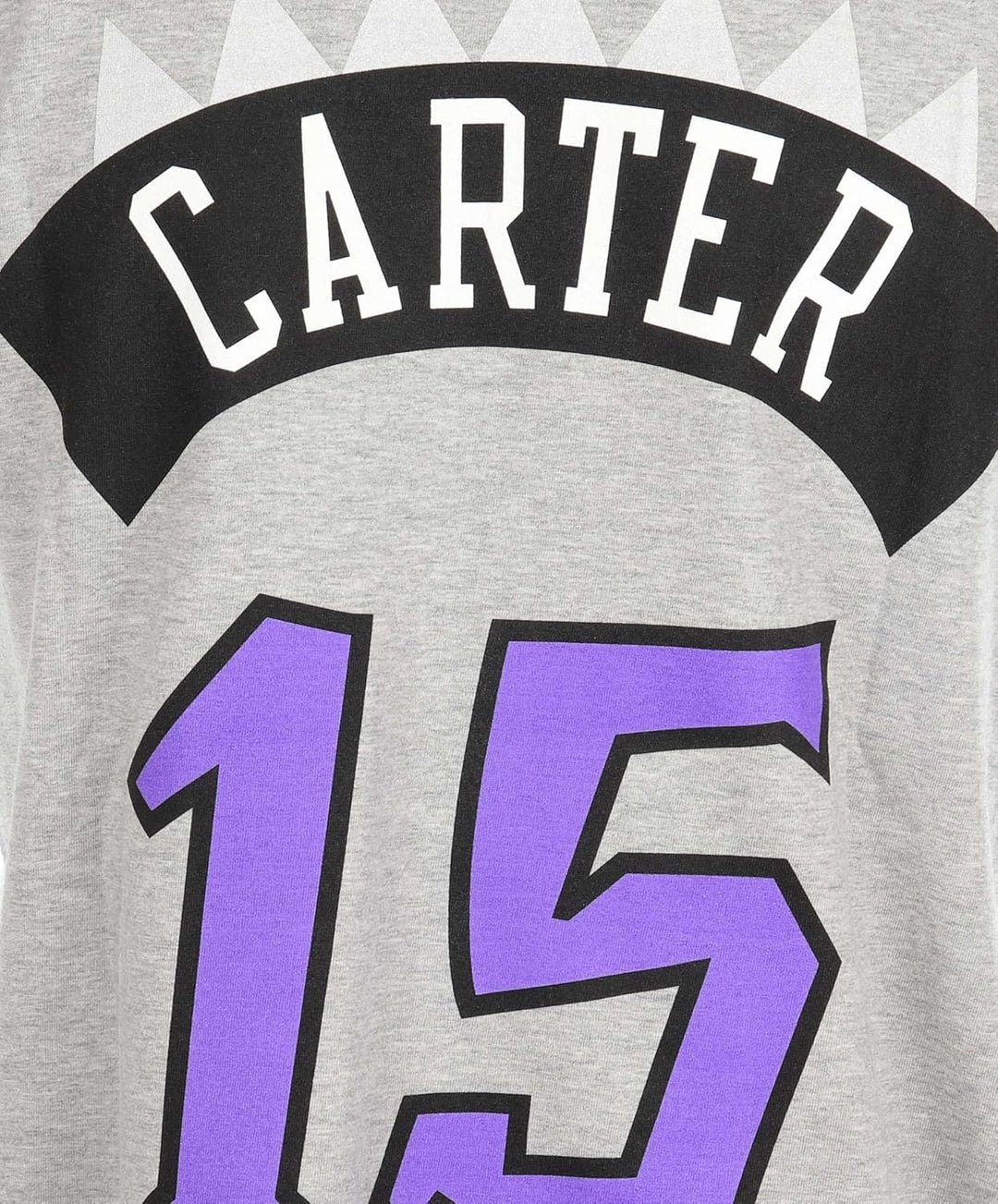 Mitchell & Ness Name & Number T-Shirt (NBA | HWC | NFL) Grey Heather, Toronto Raptors S, Grey Heathe
