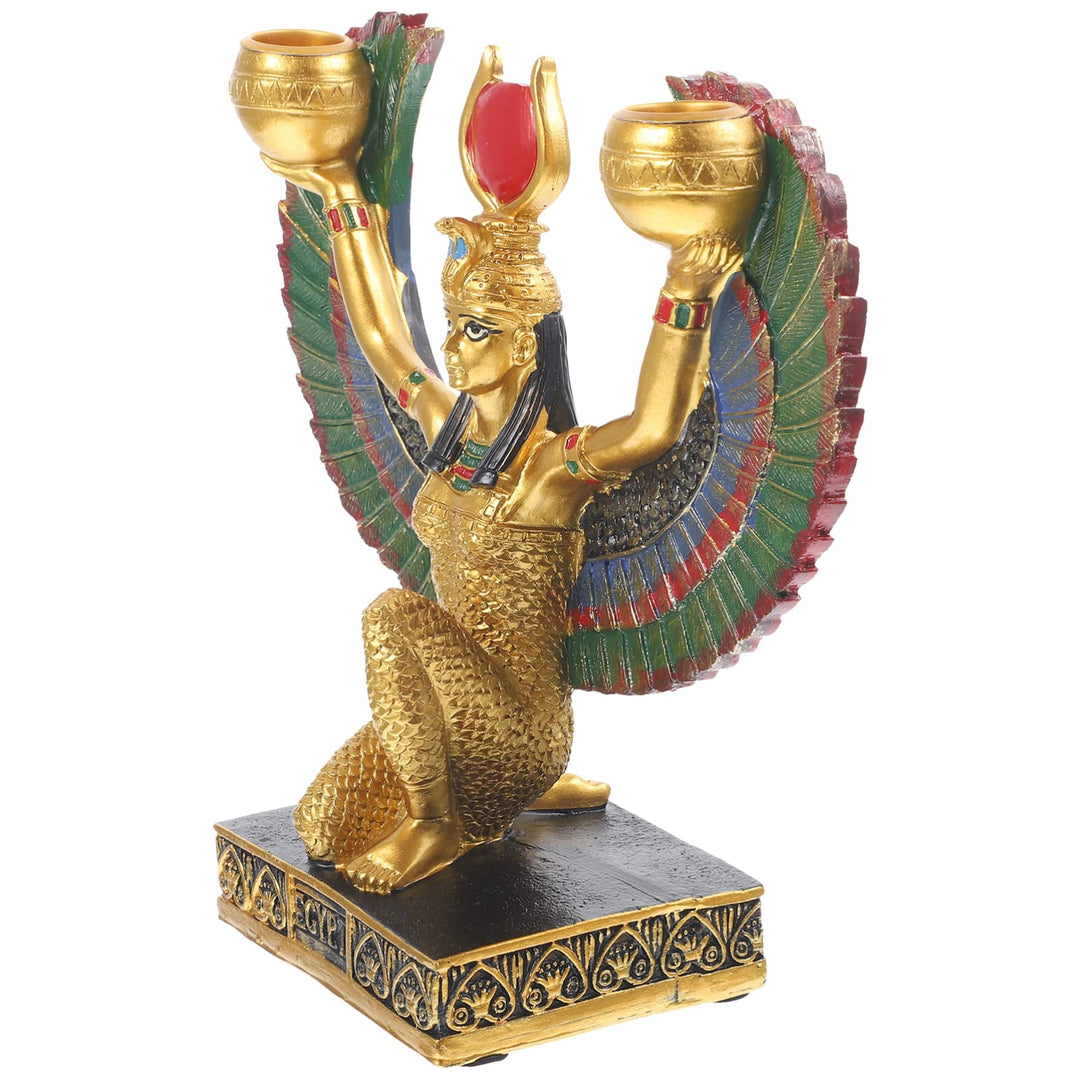 Garneck Ägyptische Göttin Isis Statue Gottheit Mythologie Isis Offene Flügel Figur Göttin Skulptur W