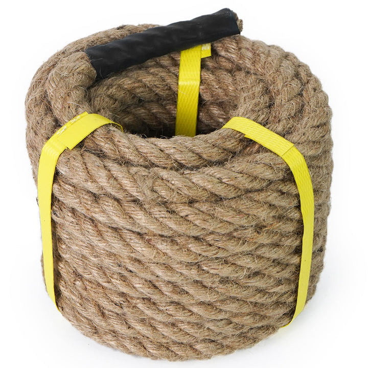 Aoneky Natur Juteseil 14/16/20/25/30/40/50mm, 8/15/30M- Jutekordel Gedrehtes Hanfseil für Deko Garte
