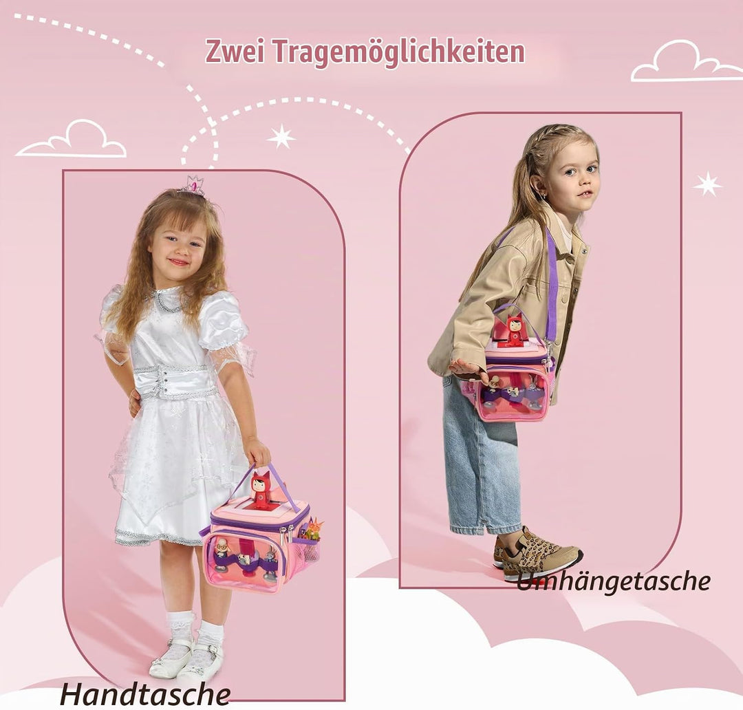 Hautton Tragetasche für Toniebox &amp; Tigerbox，Aufbewahrungtasche für Musikbox, Tonies Figuren, Kopfhör