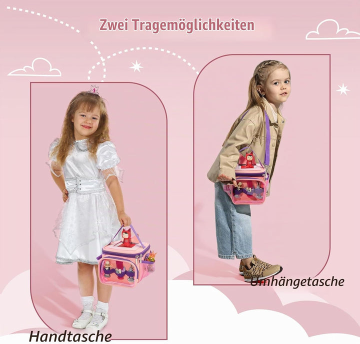 Hautton Tragetasche für Toniebox &amp; Tigerbox，Aufbewahrungtasche für Musikbox, Tonies Figuren, Kopfhör