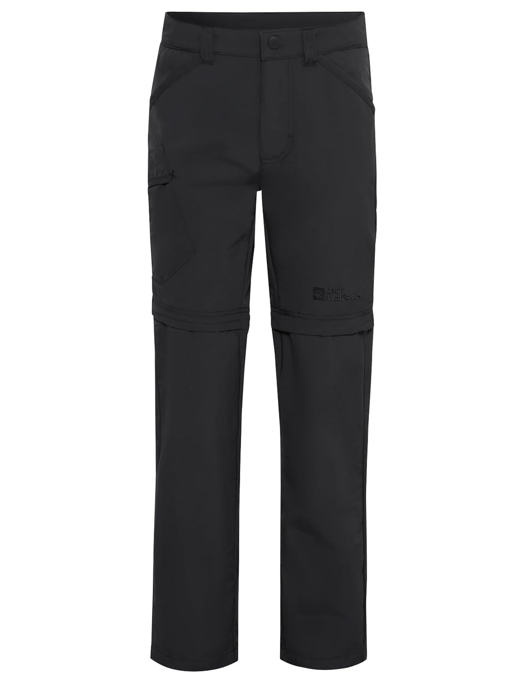 Jack Wolfskin Unisex Kinder Safari Zip Off Pants K Outdoorhose 92 Schwarz, 92 Schwarz
