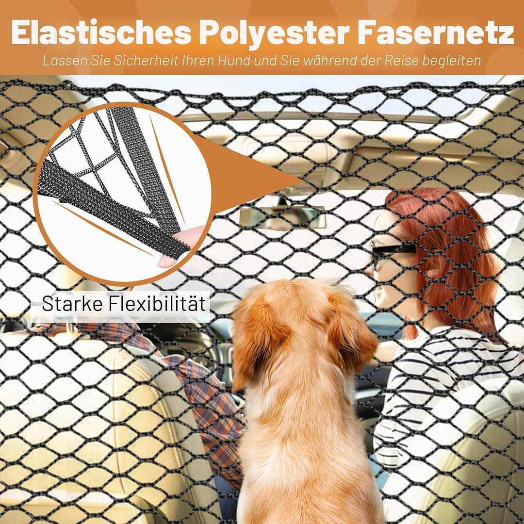 Hunde-Auto-Barriere, Hunde-Barriere für Auto, Trennwand für Rücksitz, Hundebarriere für SUV, Haustie