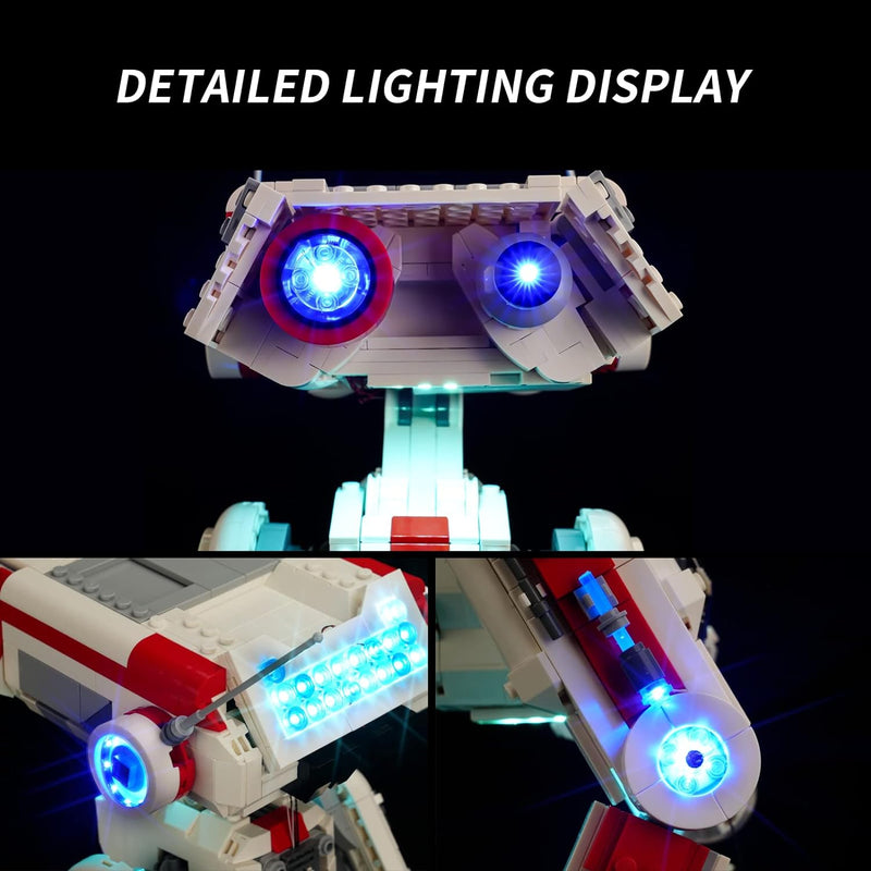 cooldac Licht-Kit für Lego 75335 Star Wars BD-1 bewegliche Droidenfigur Modellbausatz, Led Beleuchtu