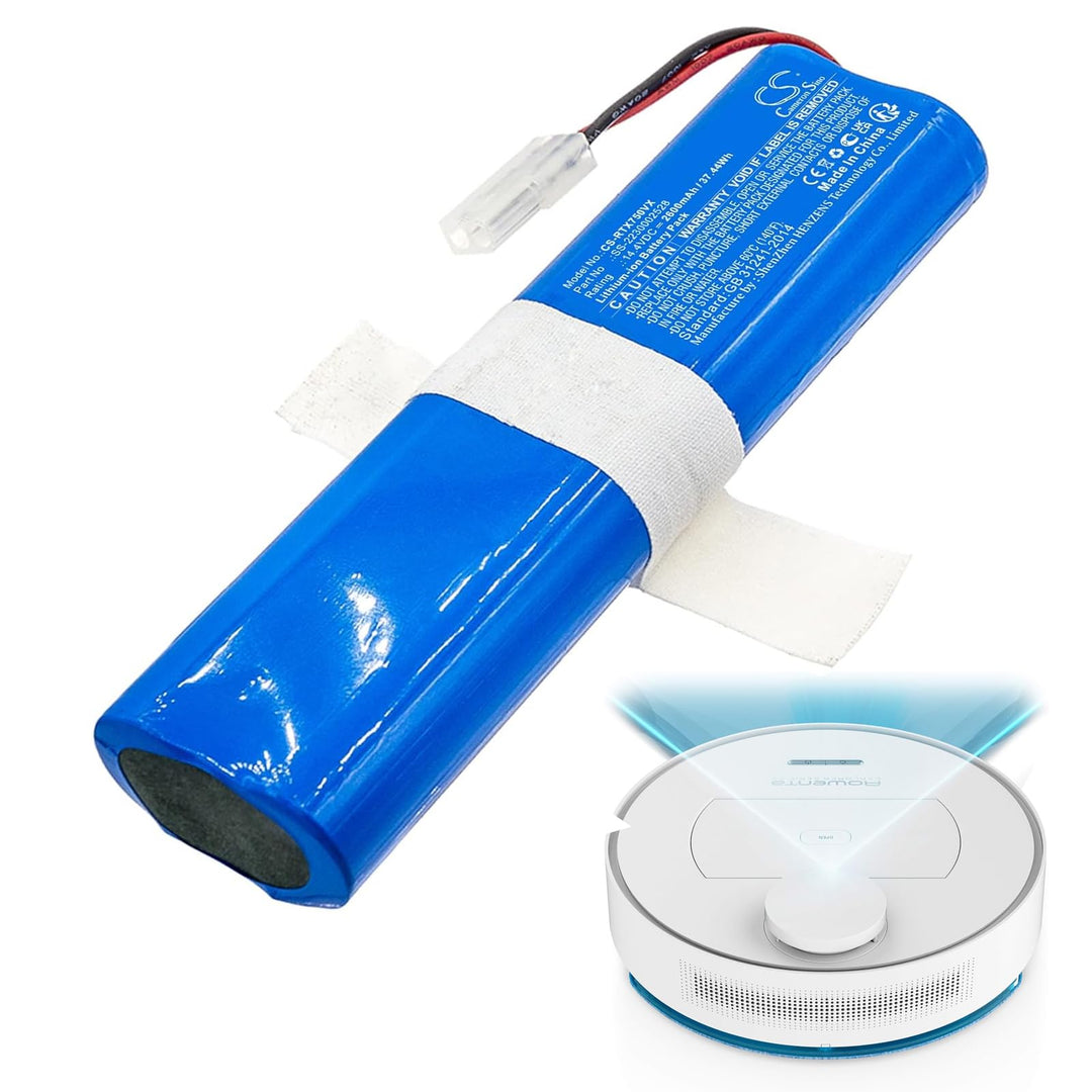 2600mAh / 37.44Wh Ersatzakku kompatibel mit 360 S6, S8, Rowenta X-Plorer 75, X-Plorer 75S+, X-Plorer