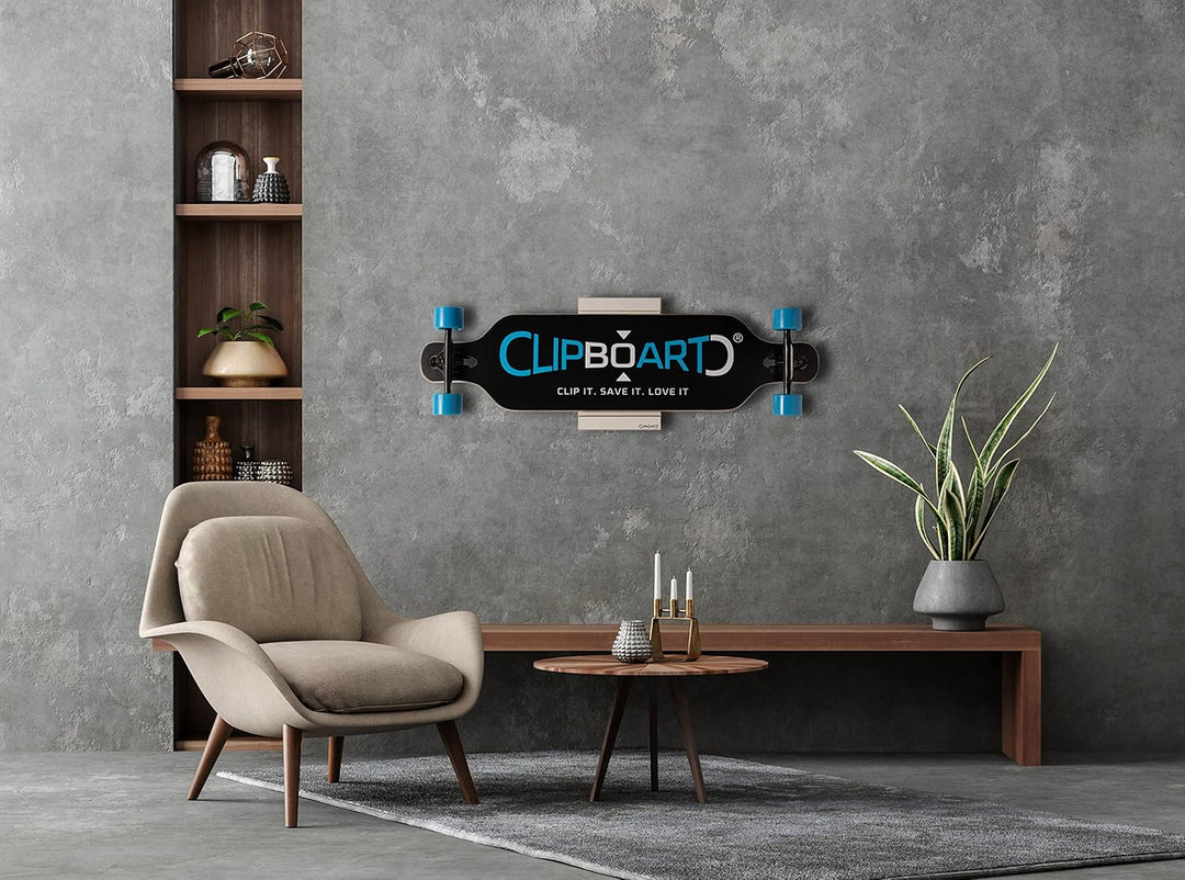 Clipboart® Standard Wandhalterung - Halterung - Snowboard - Wakeboard - Kiteboard - Balanceboard - W