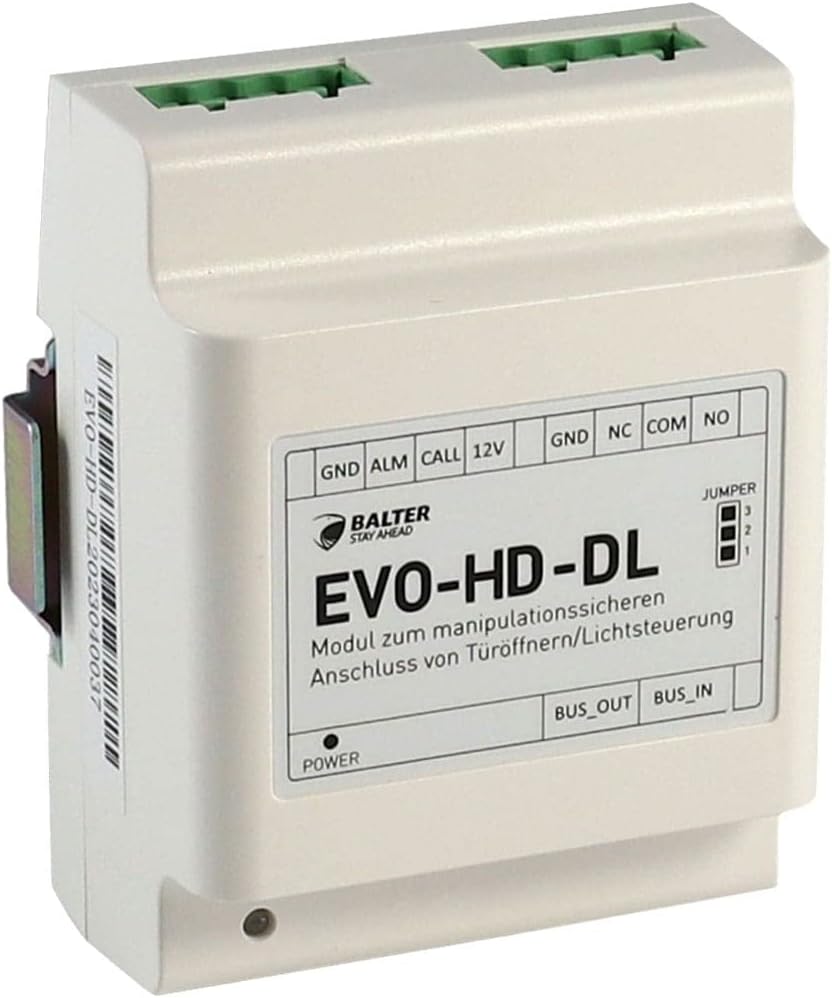 Nonic Balter EVO-HD-DL Manipulationssicheres Anschluss-Modul für Türöffner, geeinget für Balter EVO-
