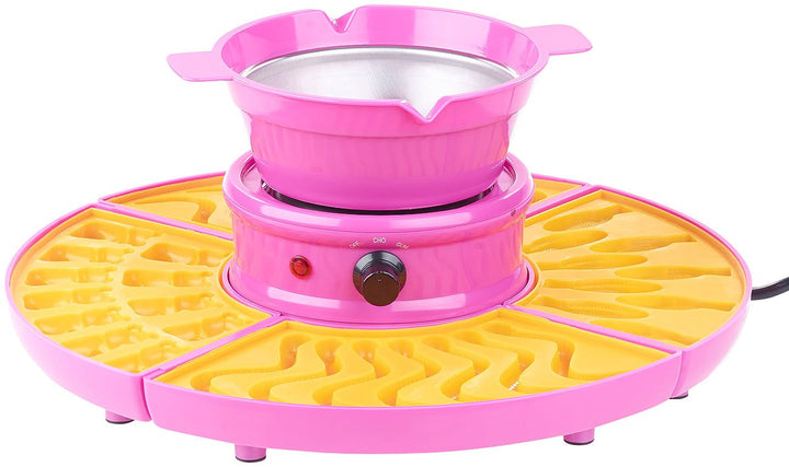 Rosenstein & Söhne Gummibärchenmaschine: Gummibärchen-Maschine und Schokokonfekt-Maker mit Gussforme
