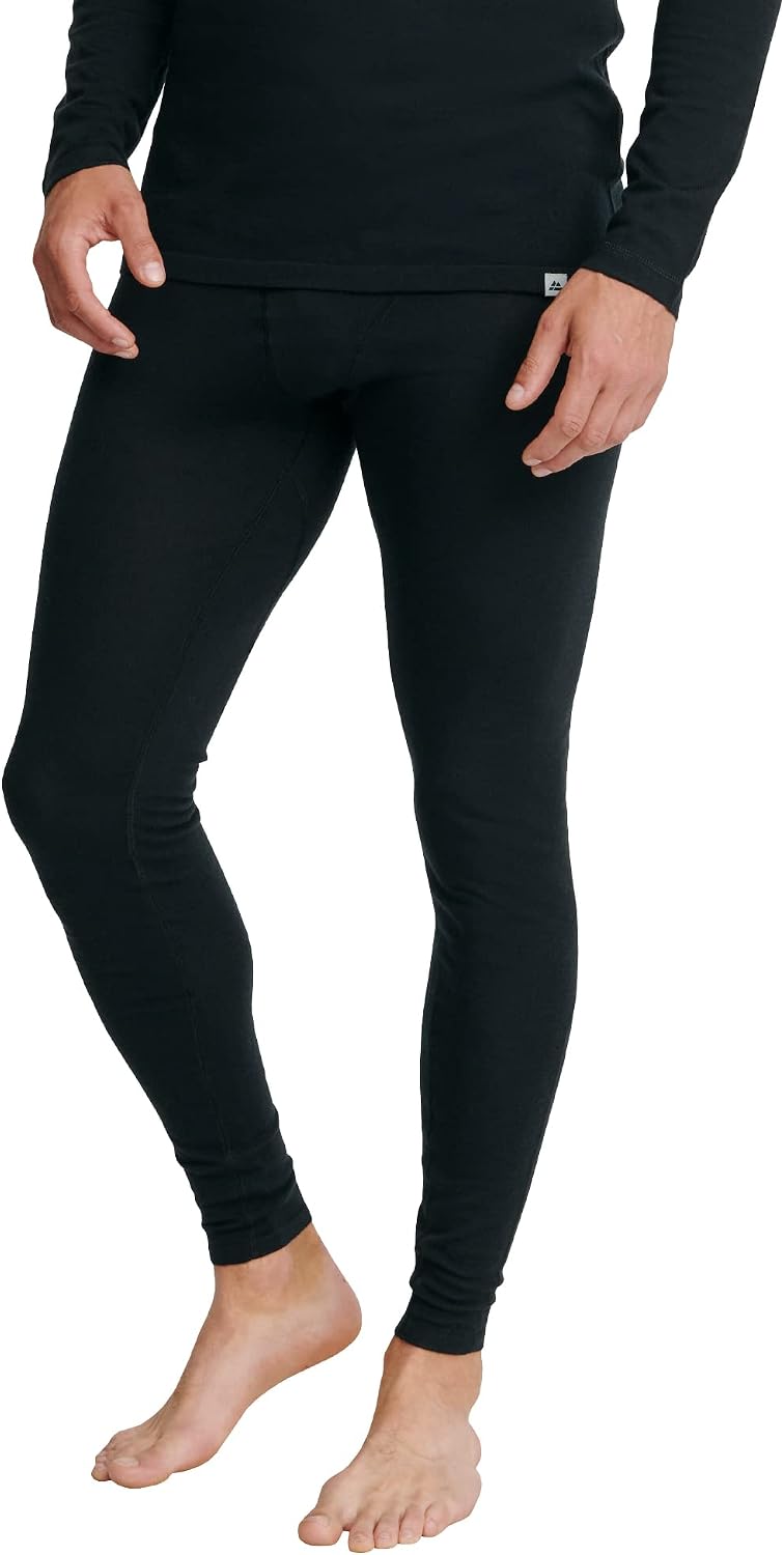 DANISH ENDURANCE Merino Funktionshose, Premium Thermo-Unterwäsche, Lange Unterhose, Temperaturreguli