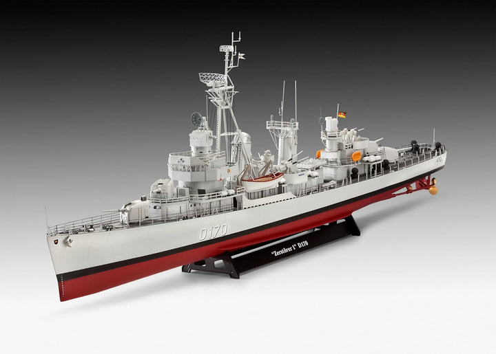 05179 Revell original getreuer Modellbausatz der German Destroyer Class 119 (Z1/Z5) Level 5 im Masss