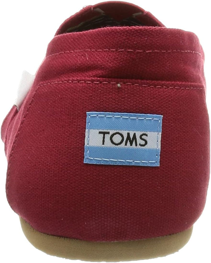 TOMS Herren Alpargata Core Flache Slipper 43.5 EU Rot, 43.5 EU Rot