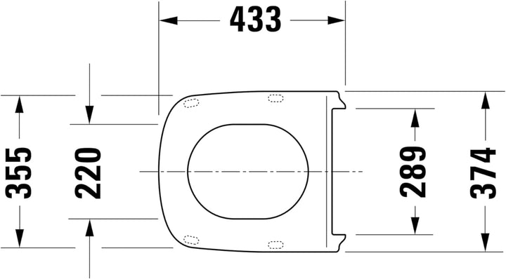 Duravit WC-Sitz DuraStyle Toilettendeckel mit Absenkautomatik, Klodeckel aus Urea-Duroplast, mit Ede
