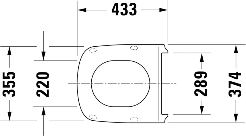 Duravit WC-Sitz DuraStyle Toilettendeckel mit Absenkautomatik, Klodeckel aus Urea-Duroplast, mit Ede