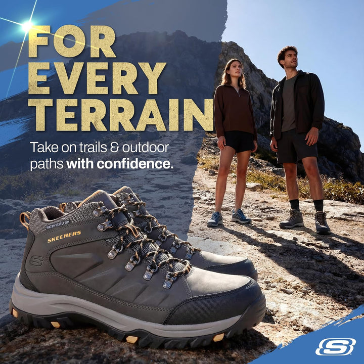 Skechers Herren Relment-Daggett Trekking Shoes 45 EU Grau