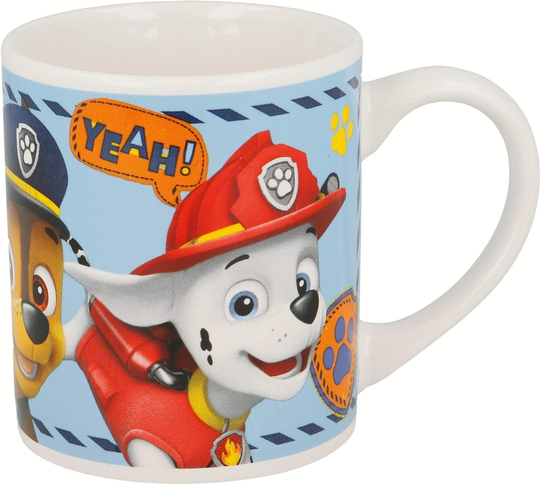 Geschirr-Frühstück-Set | Paw Patrol | 3-Teilig | Porzellan | Geschirr für Jungen
