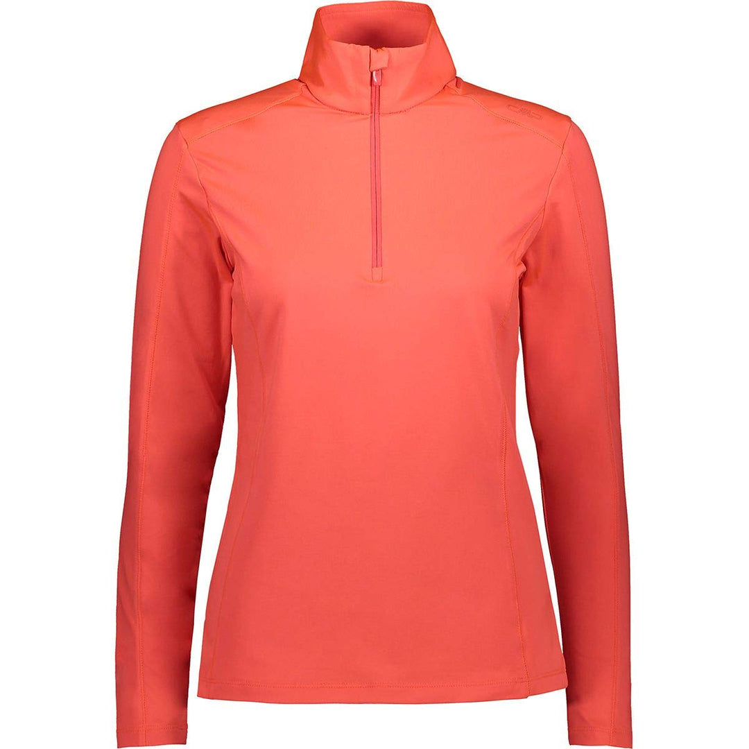 CMP Damen Softech-Pullover für Damen Sweater XS Rotes Fluo, XS Rotes Fluo